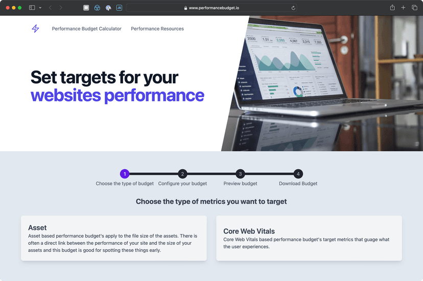 Performance Budget Calculator